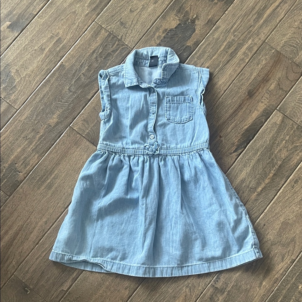GAP Light Blue Kids Denim Dress